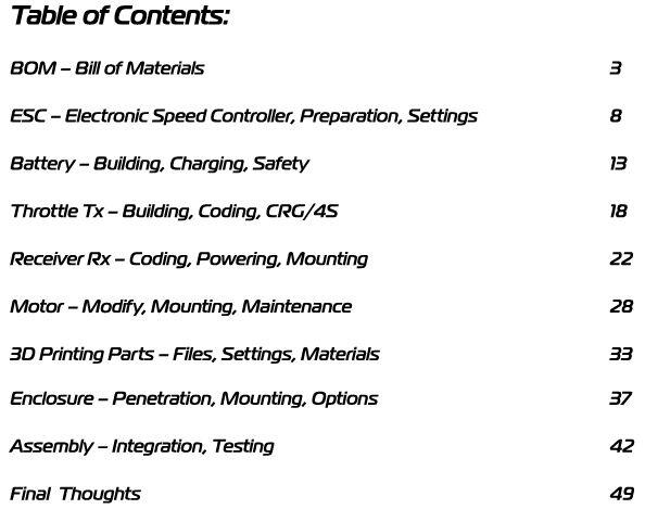 TABLE OF CONTENTS TABLE OF CONTENTS